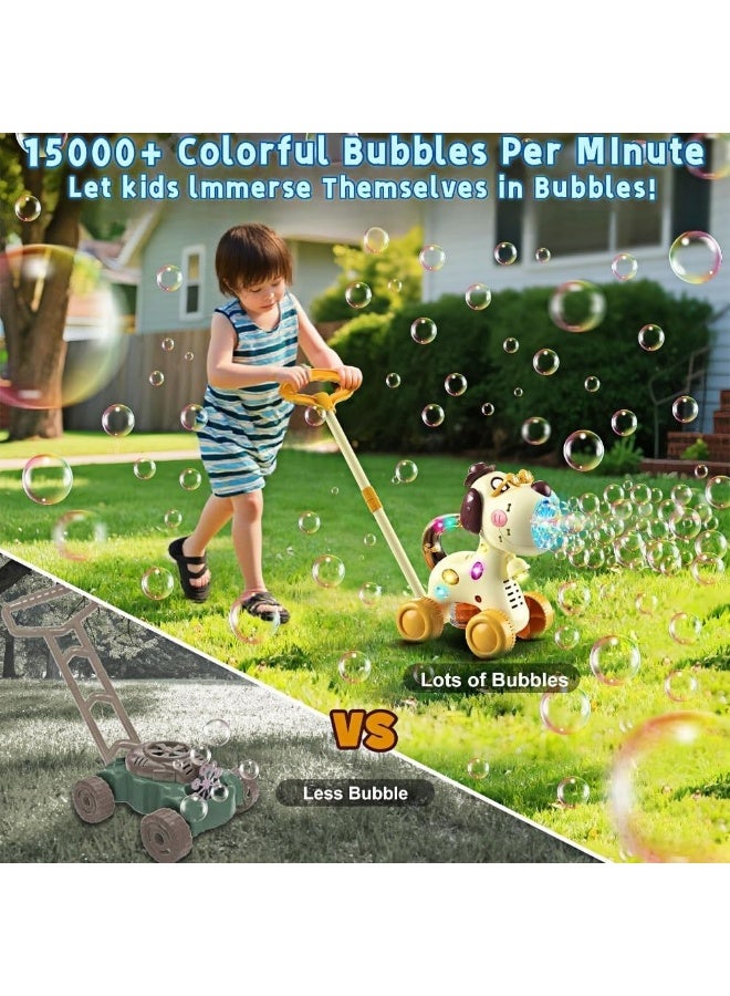 Masroo Automatic Bubble Machine for Toddlers: Portable Dog Bubble Maker Blower Toys for 3 4 5 6 Year Old Boy Girl Kids Outdoor Toys for Easter Party Birthday - Image 4